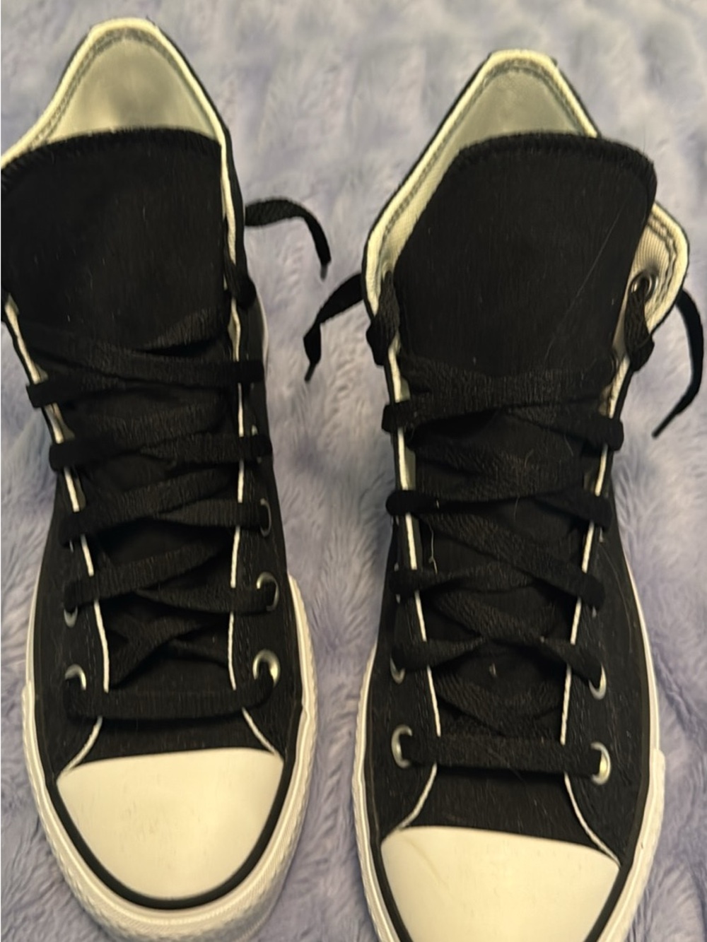 Converse Black and White Classic High-Top Sneakers